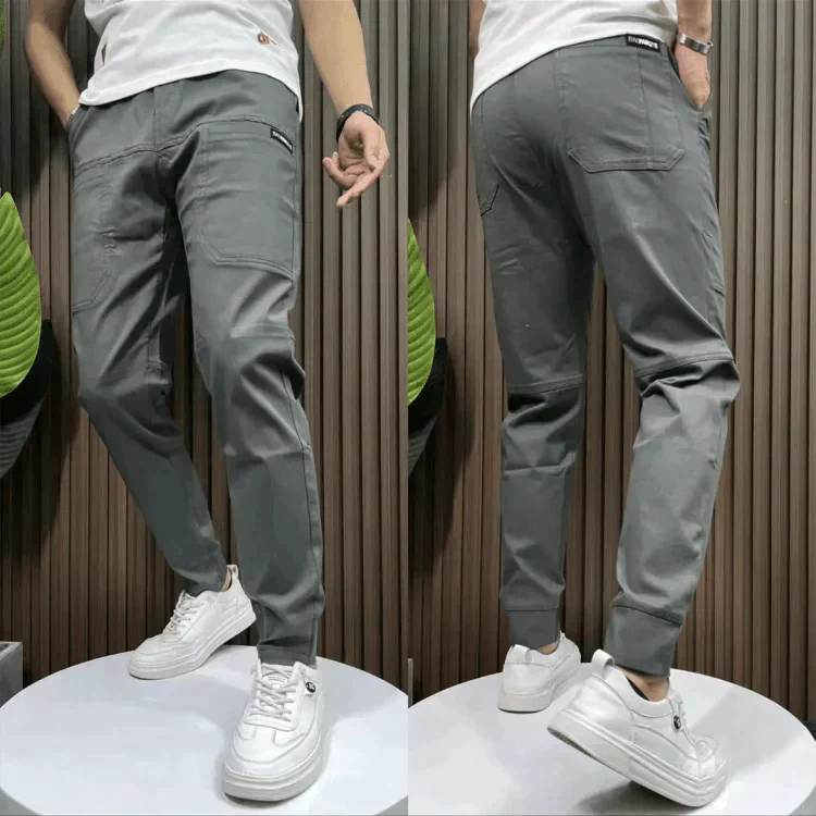 Stretch Cargo-Hose Grau - David