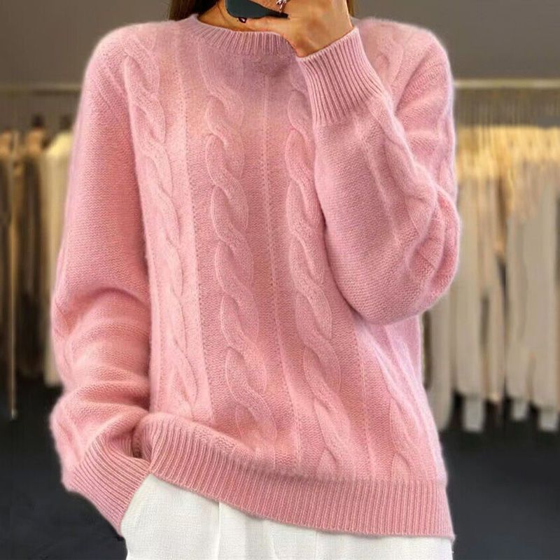 Strickpullover Beige - Clara