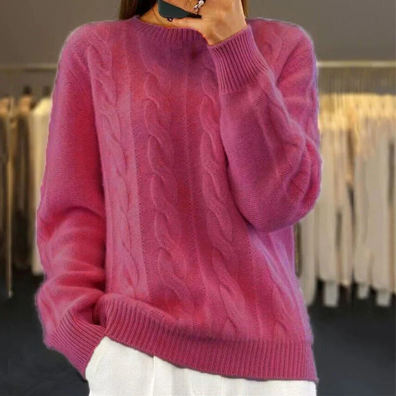 Gemütlicher Pullover Beige - Lina