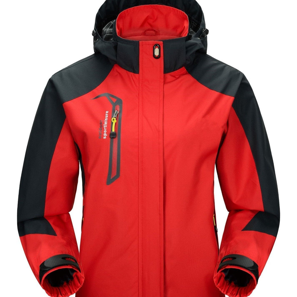 Lila Wasserdichte Wanderjacke - Alina