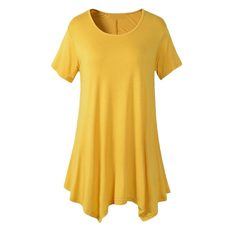Blaues Oversize Baumwoll-T-Shirt - Sophie