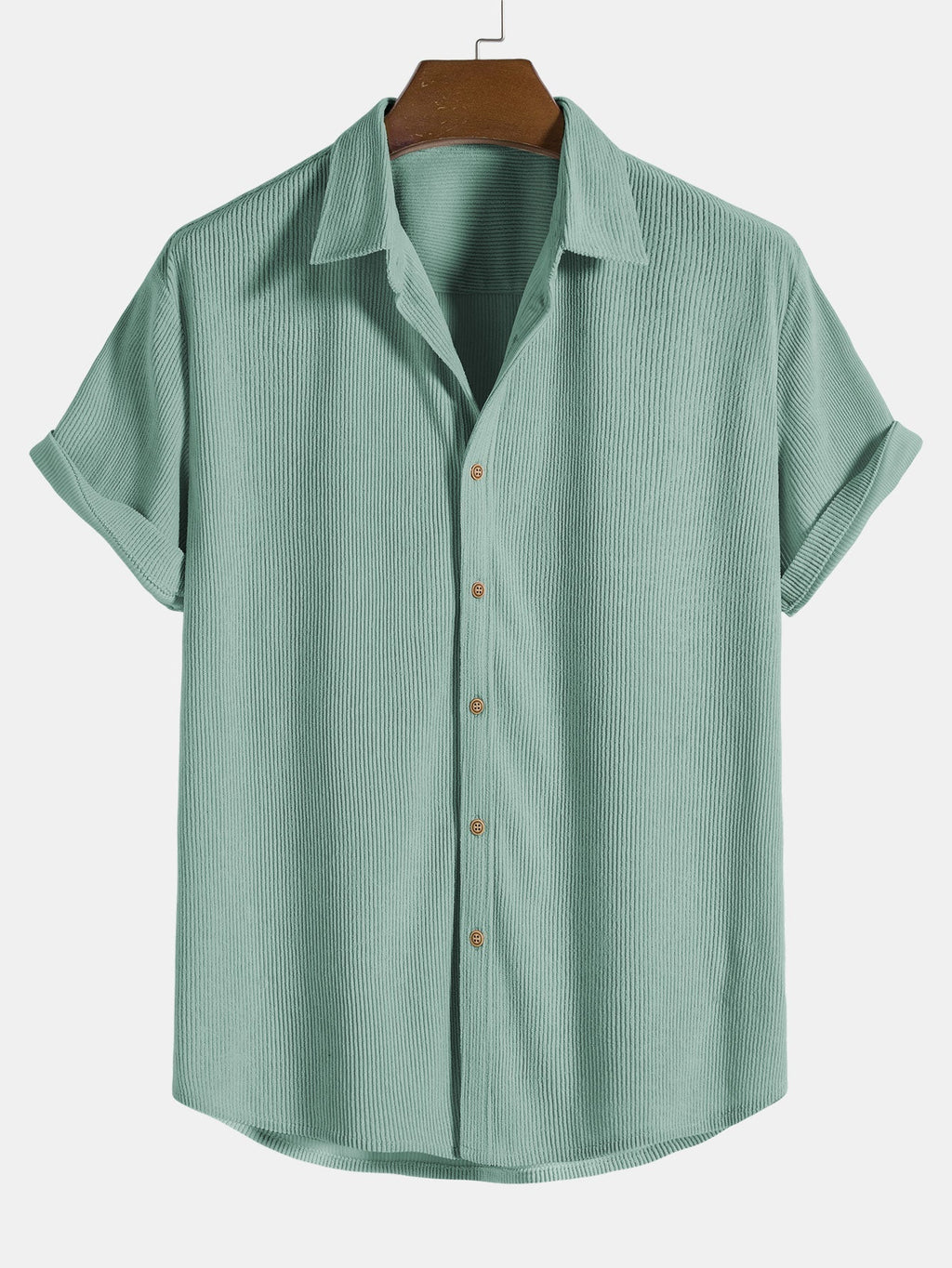 Sommerliches Polyester-Set: Lebhaftes Streifenshirt & Trendige Shorts