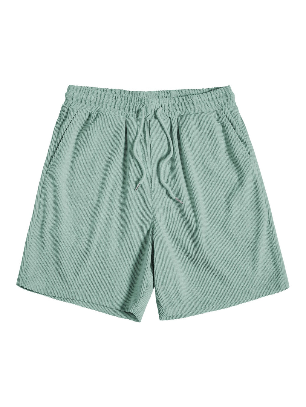 Sommerliches Polyester-Set: Lebhaftes Streifenshirt & Trendige Shorts