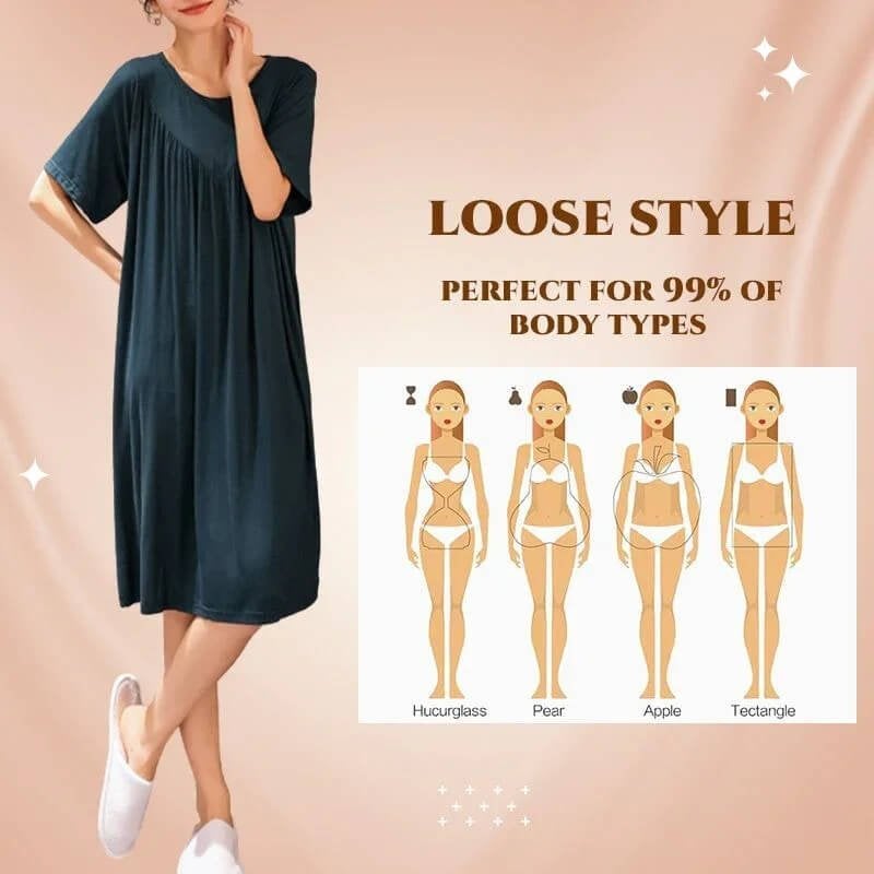 Ultra Weiche Bequeme Lounge-Nachtkleid