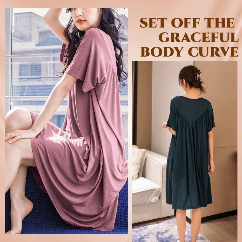 Ultra Weiche Bequeme Lounge-Nachtkleid