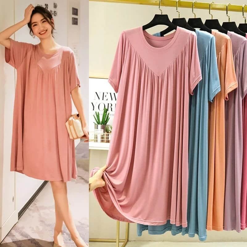 Ultra Weiche Bequeme Lounge-Nachtkleid