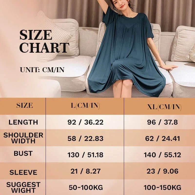 Ultra Weiche Bequeme Lounge-Nachtkleid