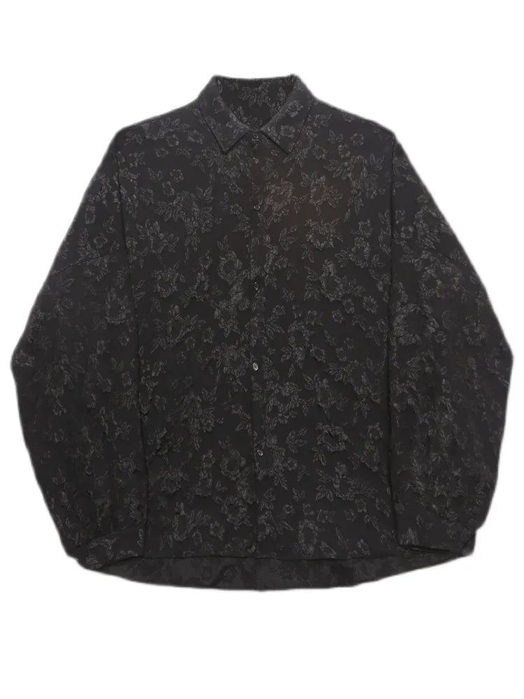 Stilvolles, locker sitzendes Freizeithemd: Baumwoll-Polyester-Mix, Einfache Knopfleiste