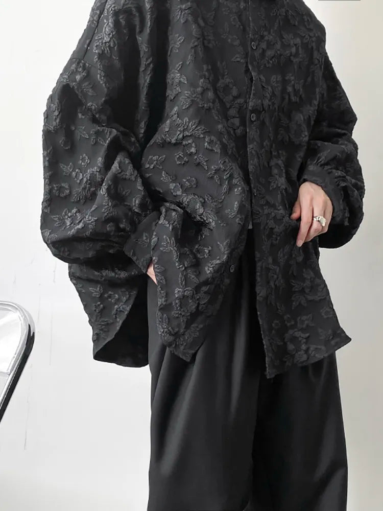 Stilvolles, locker sitzendes Freizeithemd: Baumwoll-Polyester-Mix, Einfache Knopfleiste
