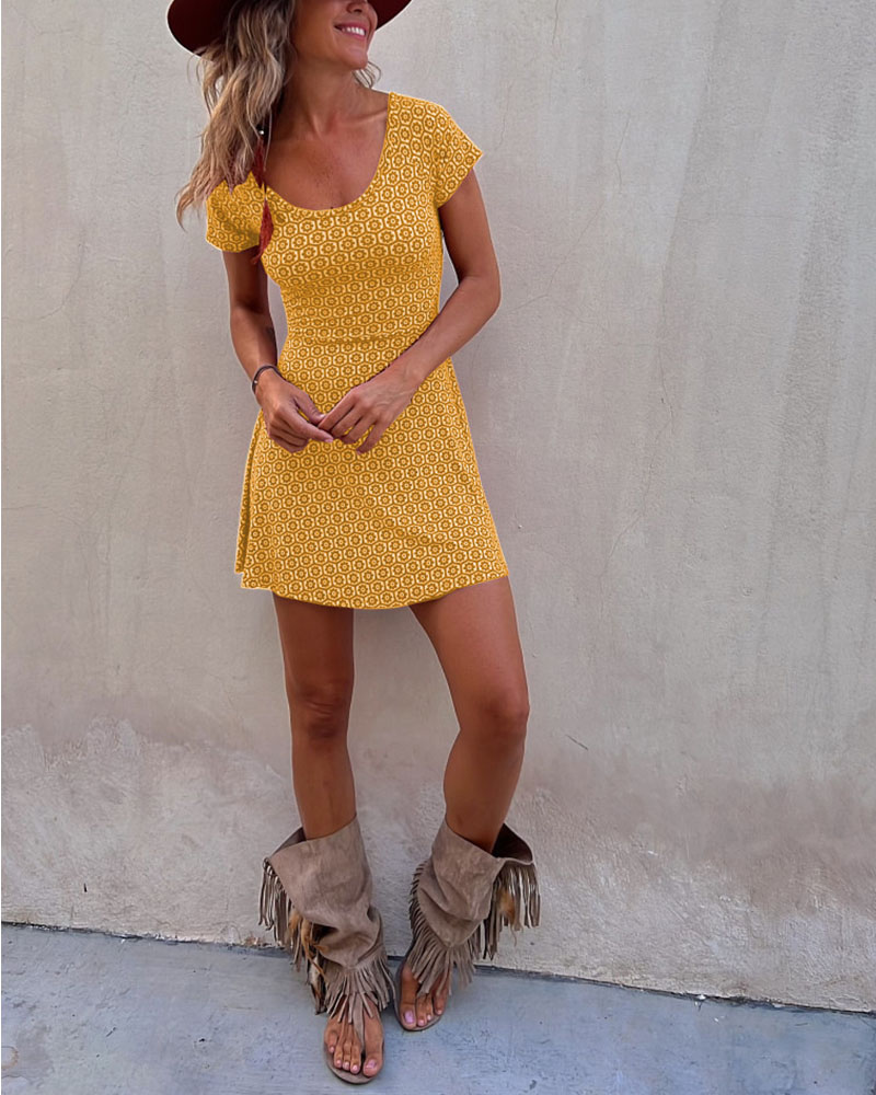 Schickes Sommerkleid: Wendbar & Bedruckt