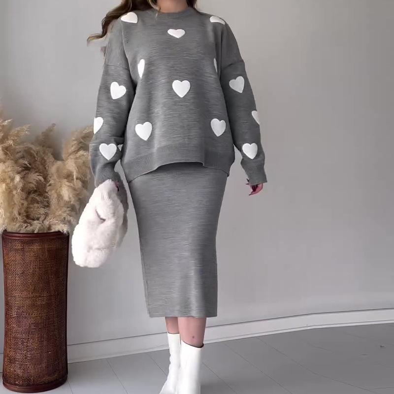 Liebe & Stil: Herzrock Strickset