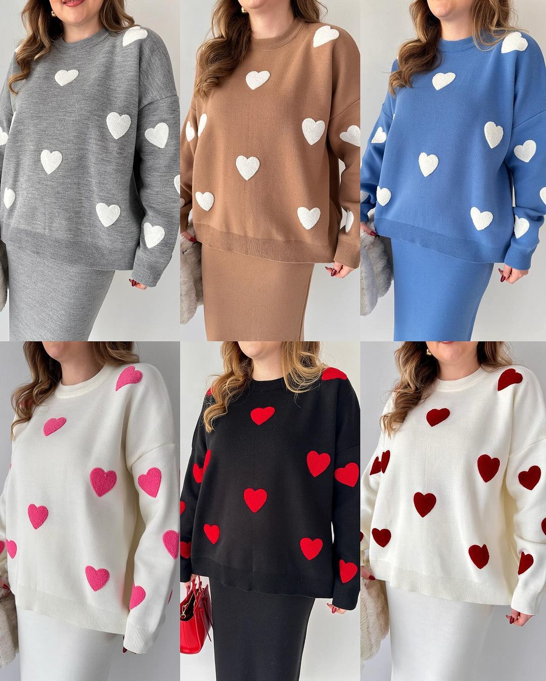 Liebe & Stil: Herzrock Strickset