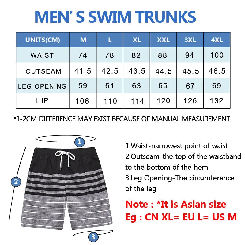 Superschnelle Trocken Badeshorts