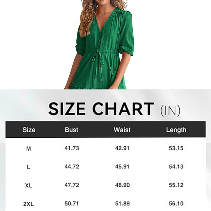 Charmantes Boho Maxikleid mit V-Ausschnitt